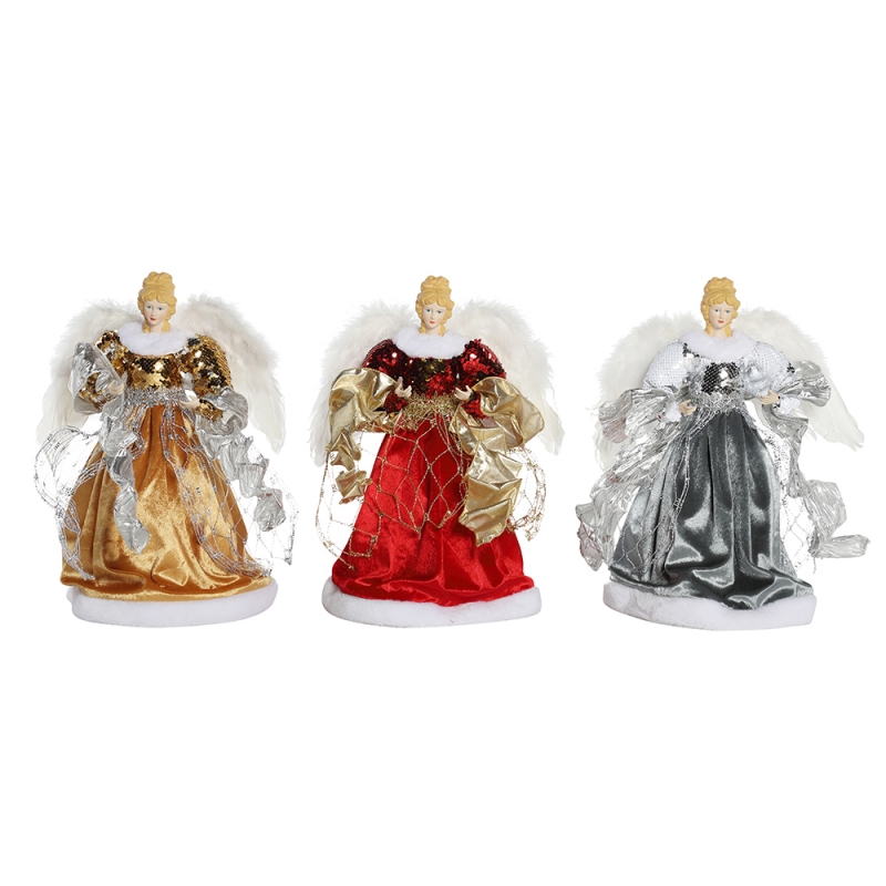 23 ~ 40 cm Christmas Angel Ornaments Dekoracje Drzewo Top Figurki Kolekcja Doll Xmas Festiwal Xmas Wakacje Boże Narodzenie serie